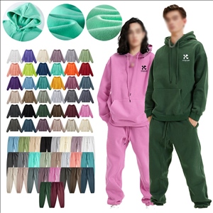 330G Unisex Pullover Plush Heavyweight Streetwear Sweatsuits